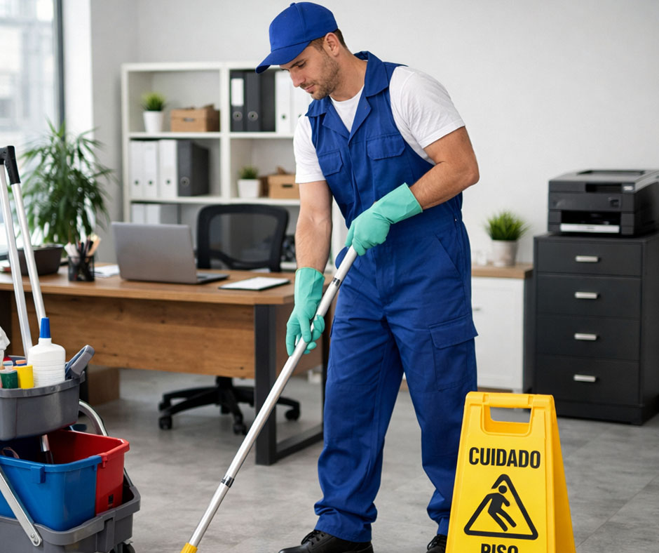 Limpeza de escritórios
